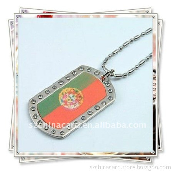 Fashion Design Pet Dog Tag with Size 50*28mm